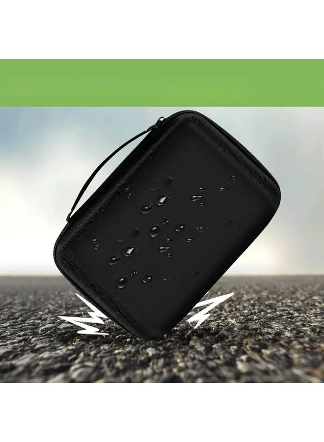 DYM LetraTag LT 100H Label Maker Case Holder Black With Mesh Pocket For Accessories - Image 3